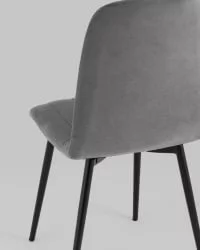 Стул Easy велюр Темно-серый